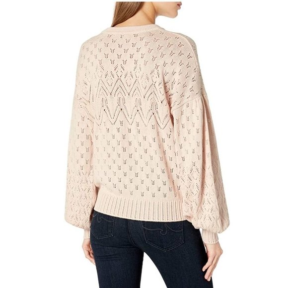 NWT Joie Women's Size S PHILLIPA Pointelle Knit Sweater MSRP $248 - Picture 2 of 12